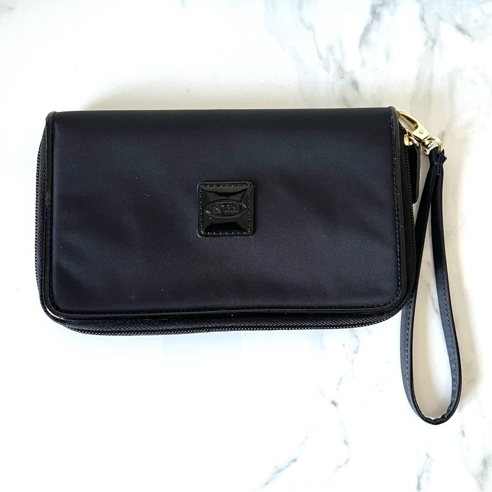 Bric’s Womens Nylon Zip Wallet Black